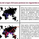 Teoría del origen africano reciente